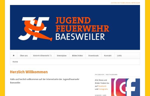 Vorschau von www.jugendfeuerwehr-baesweiler.de, Freiwillige Feuerwehr Baesweiler