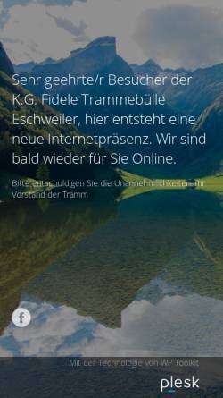 Vorschau der mobilen Webseite www.trammebuelle.de, KG Fidele Trammebülle 1949 e.V.