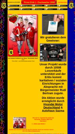 Vorschau der mobilen Webseite www.prinz-dirk-eschweiler.de, Prinz Dirk I. & Zeremonienmeister Fred