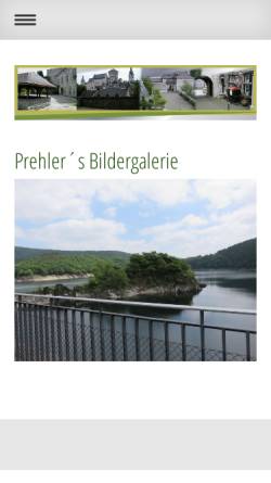 Vorschau der mobilen Webseite www.prehler.de, Ruediger Prehlers Homepage