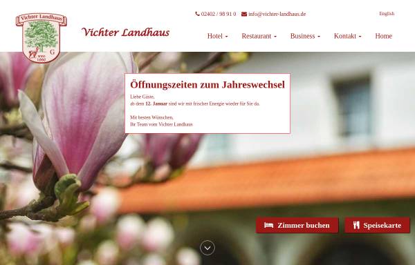 Vorschau von www.vichter-landhaus.de, Vichter Landhaus
