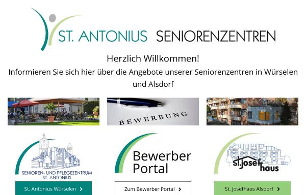 Vorschau von www.antonius-wuerselen.de, Alten- und Pflegeheim Sankt Antonius