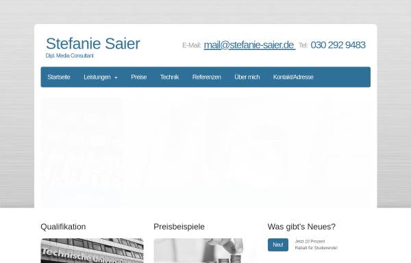 Vorschau von www.stefanie-saier.de, Schreibservice Stefanie Saier