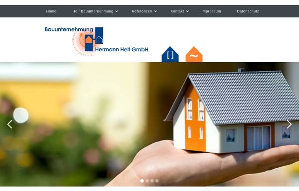 Vorschau von www.helf-bau.de, Bauunternehmung Hermann Helf GmbH