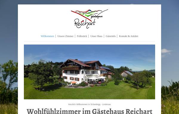 Vorschau von www.gaestehaus-reichart.de, Gästehaus Reichart