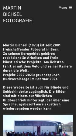 Vorschau der mobilen Webseite www.martinbichsel.ch, Martin Bichsel