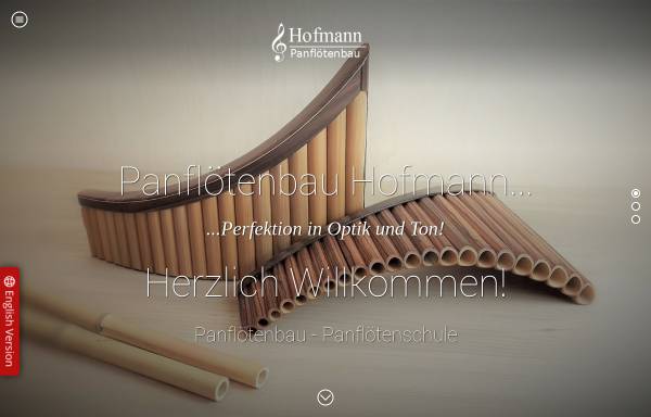 Vorschau von www.musik-hofmann.info, Panflötenbau Hofmann