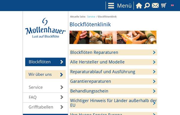 Vorschau von blockfloeten-klinik.de, Blockflötenklinik.de
