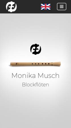 Vorschau der mobilen Webseite www.monikamusch.de, Musch, Monika