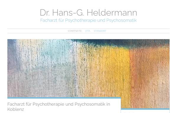 Vorschau von www.drheldermann.de, Praxis Dr. med. Hans-Georg Heldermann