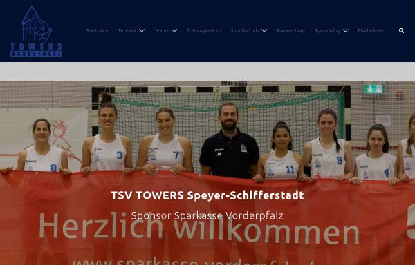 Vorschau von www.towers-basketball.de, TSV TOWERS Speyer-Schifferstadt