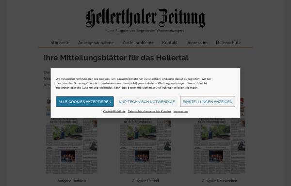 Vorschau von www.hellerthaler-zeitung.de, Hellerthaler Zeitung