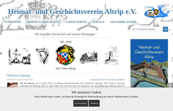 Vorschau von hgv-altrip.de, Heimat- und Geschichtsverein Altrip e.V.