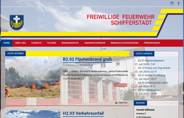 Vorschau von www.feuerwehr-schifferstadt.de, Freiwillige Feuerwehr Schifferstadt