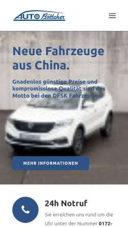 Vorschau der mobilen Webseite www.auto-boettcher.de, Auto Böttcher und Auto Wagner