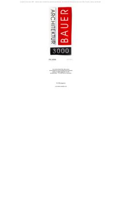 Vorschau der mobilen Webseite www.bauer3000.de, architektur büro 3000 matthias bauer