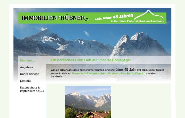 Vorschau von www.immobilien-huebner.de, Immobilien Hübner