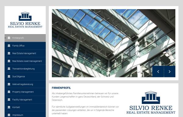 Vorschau von www.renke-rem.com, Silvio Renke Real Estate Management