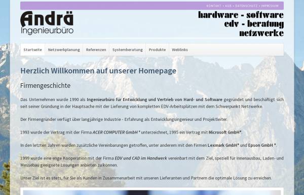 Vorschau von www.andrae-edvservice.de, EDV - Andrä Ingenieurbüro