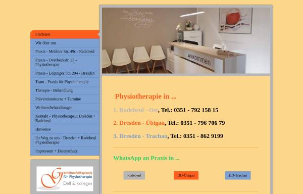 Vorschau von www.physio-delf.de, Physiotherapie Delf & Reichelt