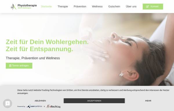 Vorschau von www.physio-kuehlmann.de, Physiotherapie Steffi Kühlmann