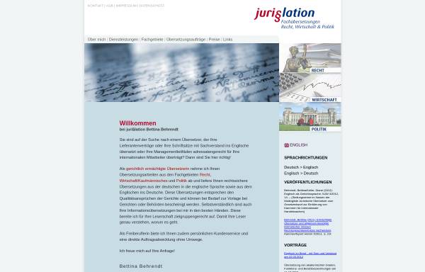 Vorschau von jurislation.de, Bettina Behrendt
