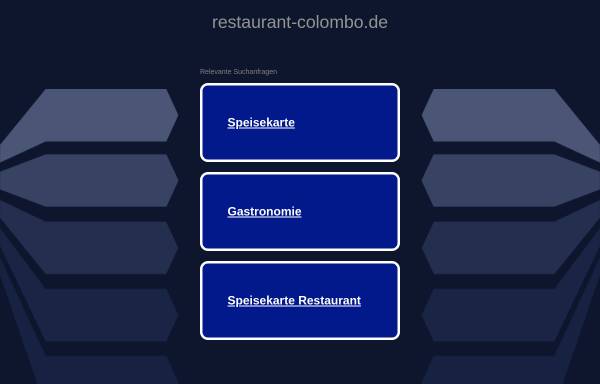Vorschau von www.restaurant-colombo.de, Restaurant Colombo
