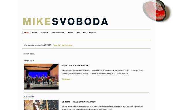 Vorschau von www.mikesvoboda.de, Svoboda, Mike