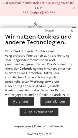 Vorschau der mobilen Webseite gebr-alexander.de, Gebr. Alexander Mainz