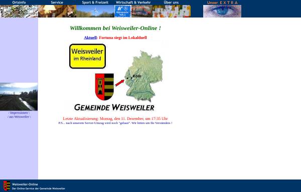 Vorschau von www.weisweiler-online.de, Weisweiler-Online
