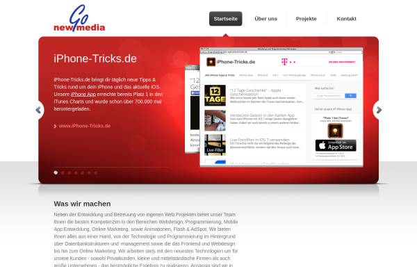 Vorschau von www.gonewmedia.de, Go new media Ltd. & Co. KG