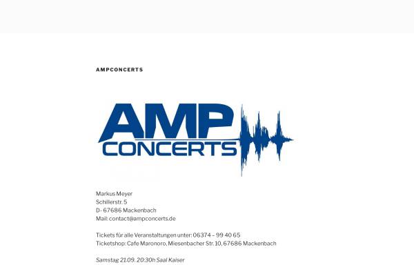 Vorschau von www.ampconcerts.de, AMP Concerts