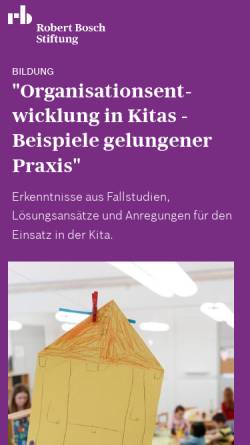 Vorschau der mobilen Webseite www.profis-in-kitas.de, Profis in Kitas (PiK)