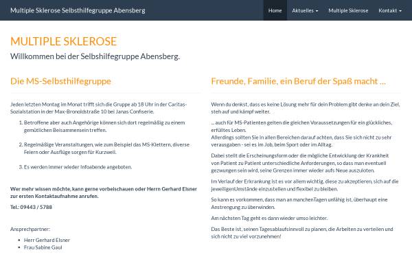 Vorschau von www.multiple-sklerose-abensberg.de, Multiple-Sklerose Selbsthilfegruppe Abensberg