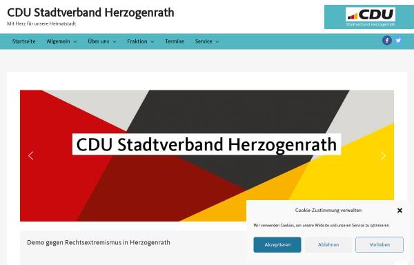 Vorschau von www.cdu-herzogenrath.de, CDU Stadtverband Herzogenrath