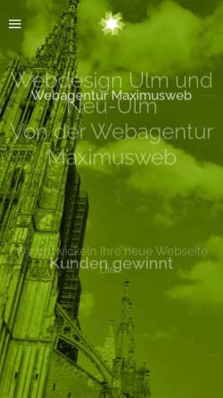 Vorschau der mobilen Webseite www.maximusweb.org, Maximusweb, Mario Ohibsky