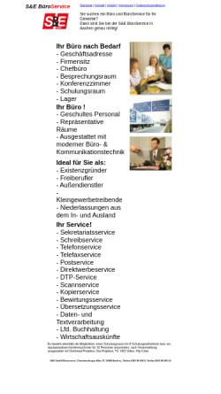 Vorschau der mobilen Webseite www.bueroserviceaachen.de, S & R Büroservice GmbH