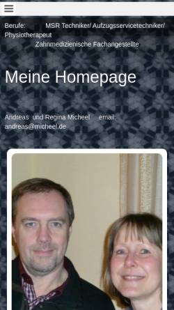 Vorschau der mobilen Webseite www.micheel.de, Physiotherapie Micheel