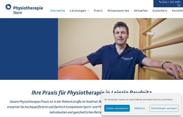 Vorschau von www.physiotherapie-stern.de, Physiotherapiepraxis Mario Stern