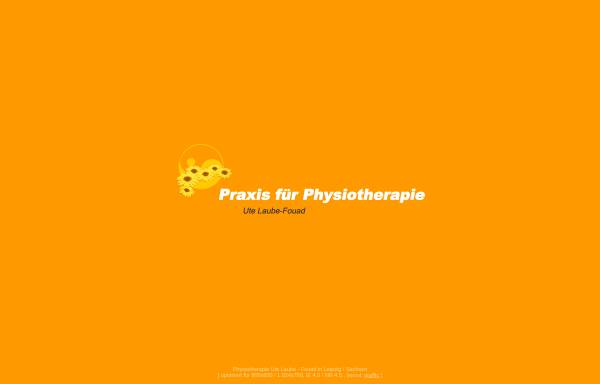Vorschau von www.physiotherapie-laube.de, Praxis für Physiotherapie Ute Laube-Fouad