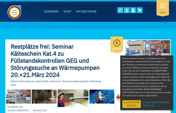 Vorschau von www.fvshk-bayern.de, Fachverband Sanitär-Heizung-Klimatechnik Bayern