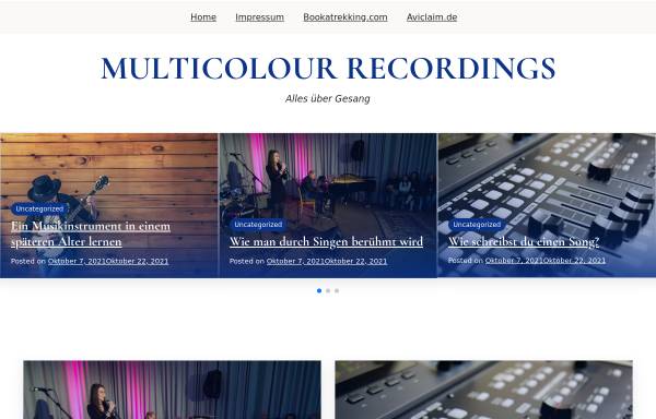 Vorschau von multicolor-recordings.de, Multicolor-Recording