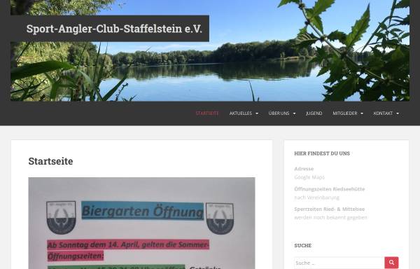 Vorschau von www.sport-angler-club-staffelstein.de, Sport Angel Club