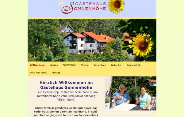 Vorschau von www.haus-sonnenhoehe.de, Haus Sonnenhöhe