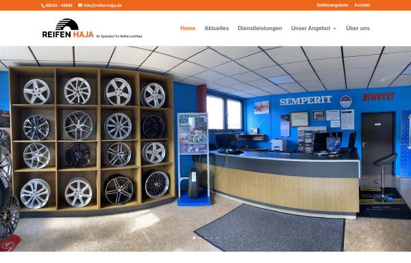 Vorschau von www.reifen-haja.de, Ihr Spezialist für Reifen und Rad
