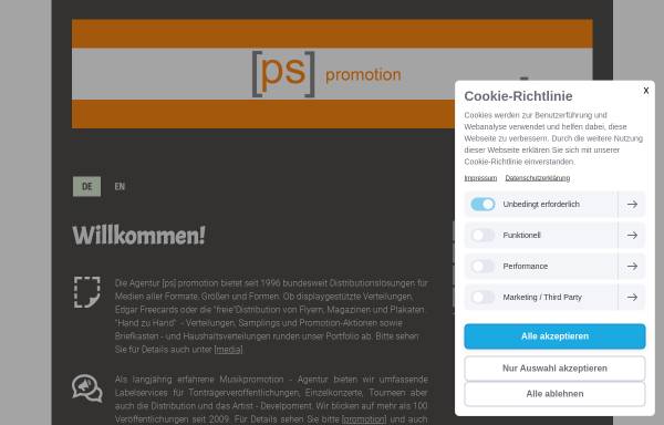 Vorschau von www.pspromotion-bremen.de, Promotionagentur aus Bremen