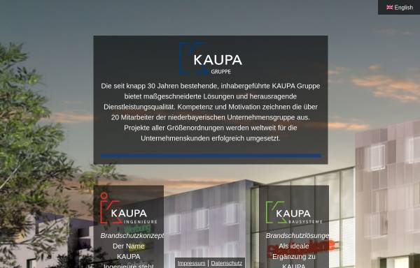 Vorschau von www.kaupa.de, Ingenieurbüro Kaupa