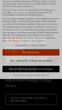 Vorschau der mobilen Webseite whisky-tasting-service.de, Stills und Malts - Whisk(e)y Tasting Service