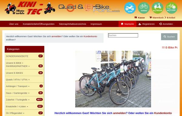 Vorschau von www.kini-tec.de, KINI-TEC Motorgeräte