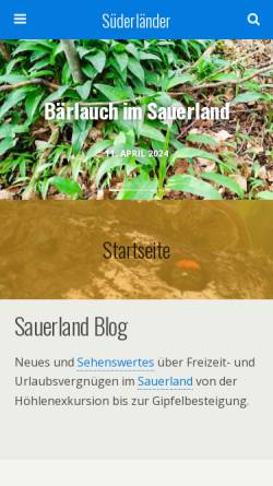 Vorschau der mobilen Webseite www.suederlaender.de, Die Süderländer